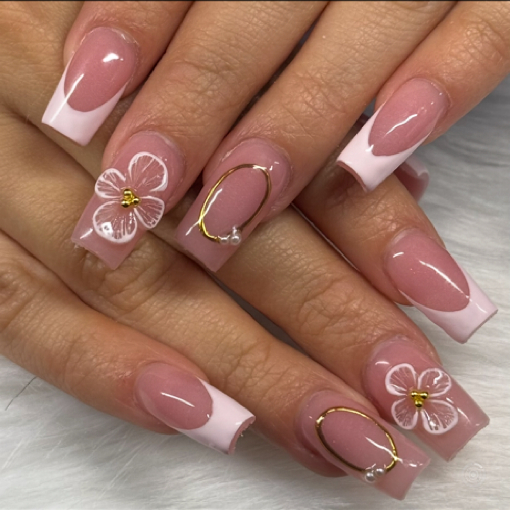 Medium Full Set Acrylic at Nayaa’s Nails in La Moille, IL