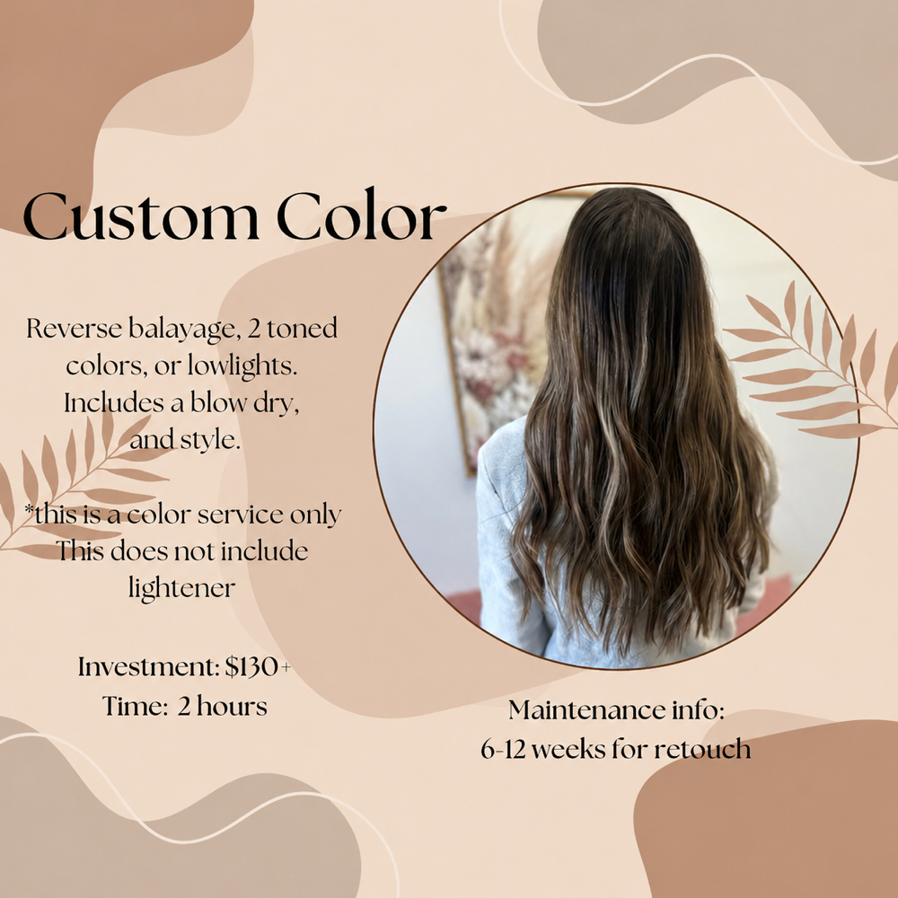 Custom Color at Honey Hair by Lynsey in Lillington, NC