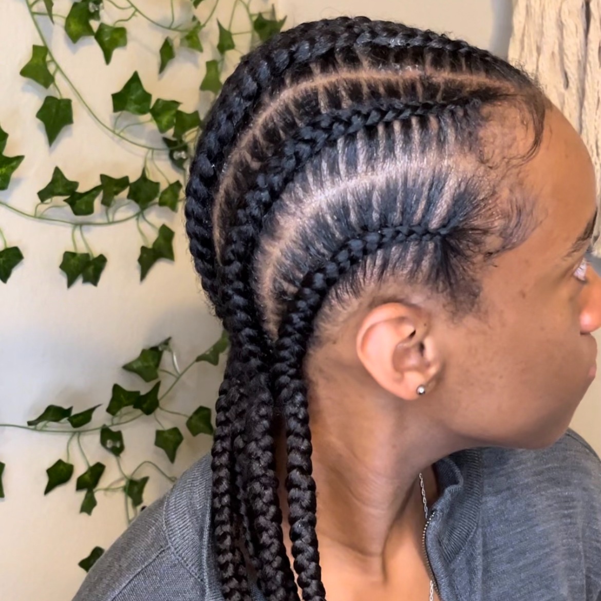 Large Stitch Braids (4-6 Braids) at The Braids Doctor in Houston, TX