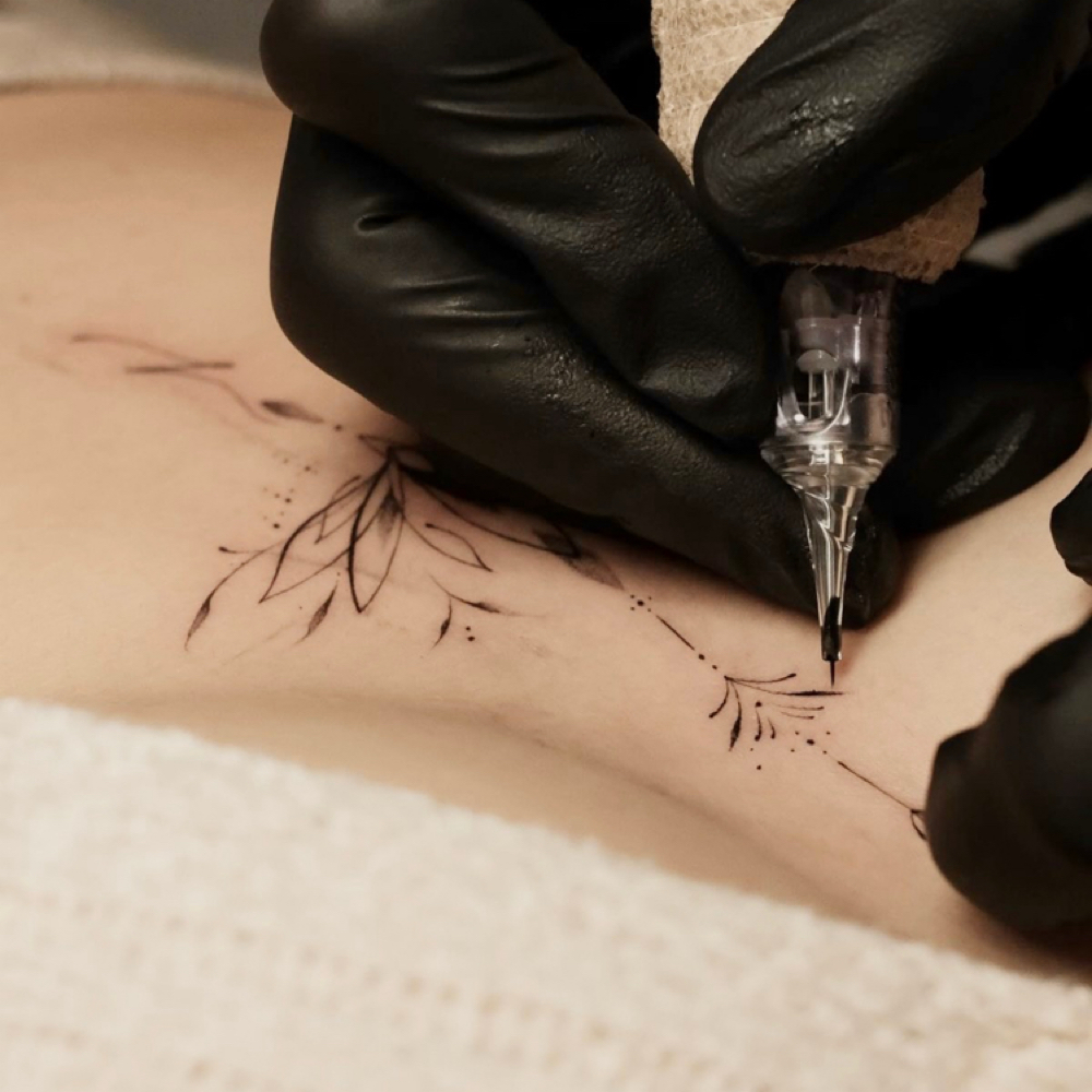 Fine Line Tattoo Touch-Up at The Beauty Loft in Sunnyside, WA