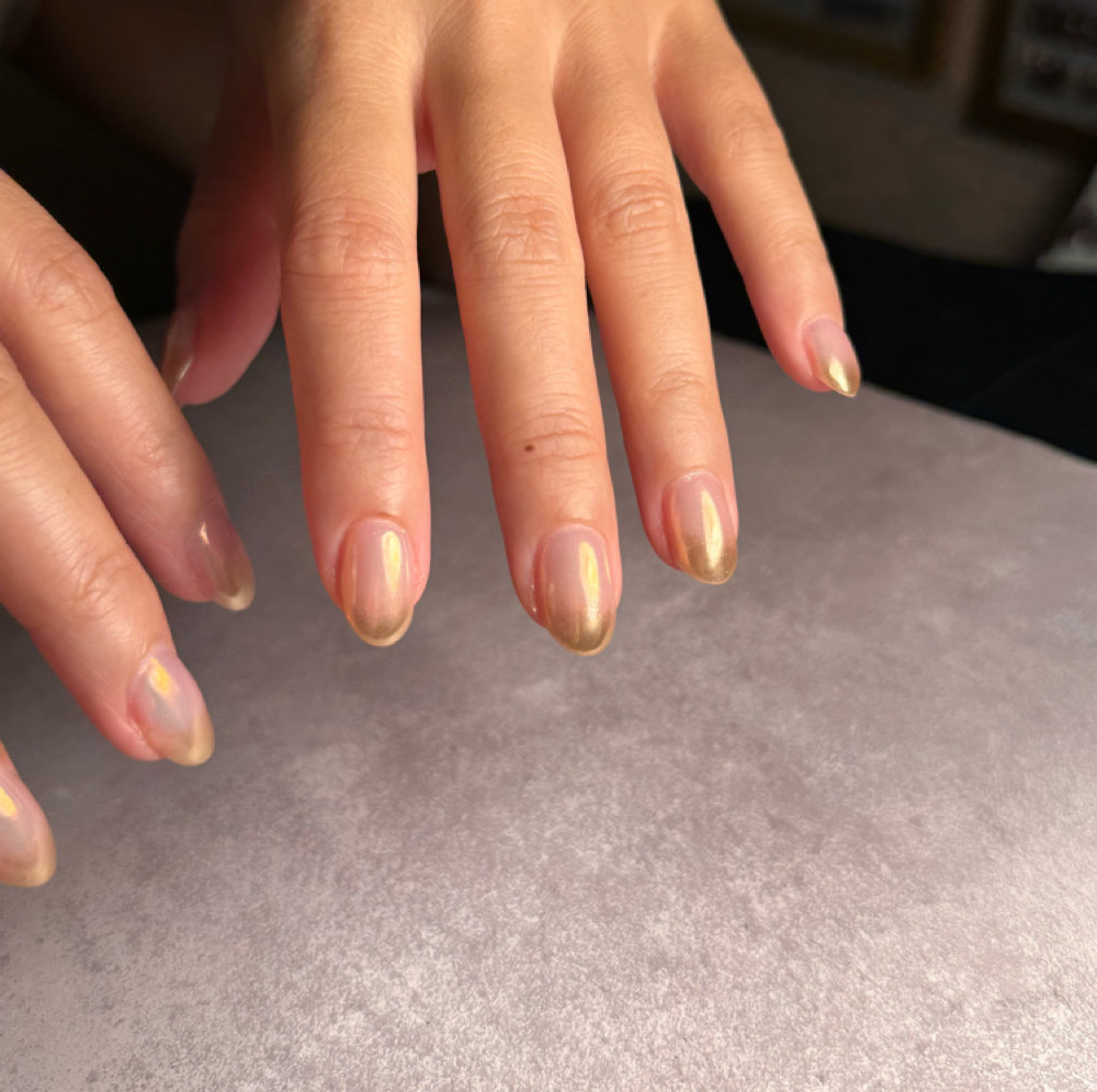 Mirror Shine Chrome at nails by Shoko in Charlotte, NC