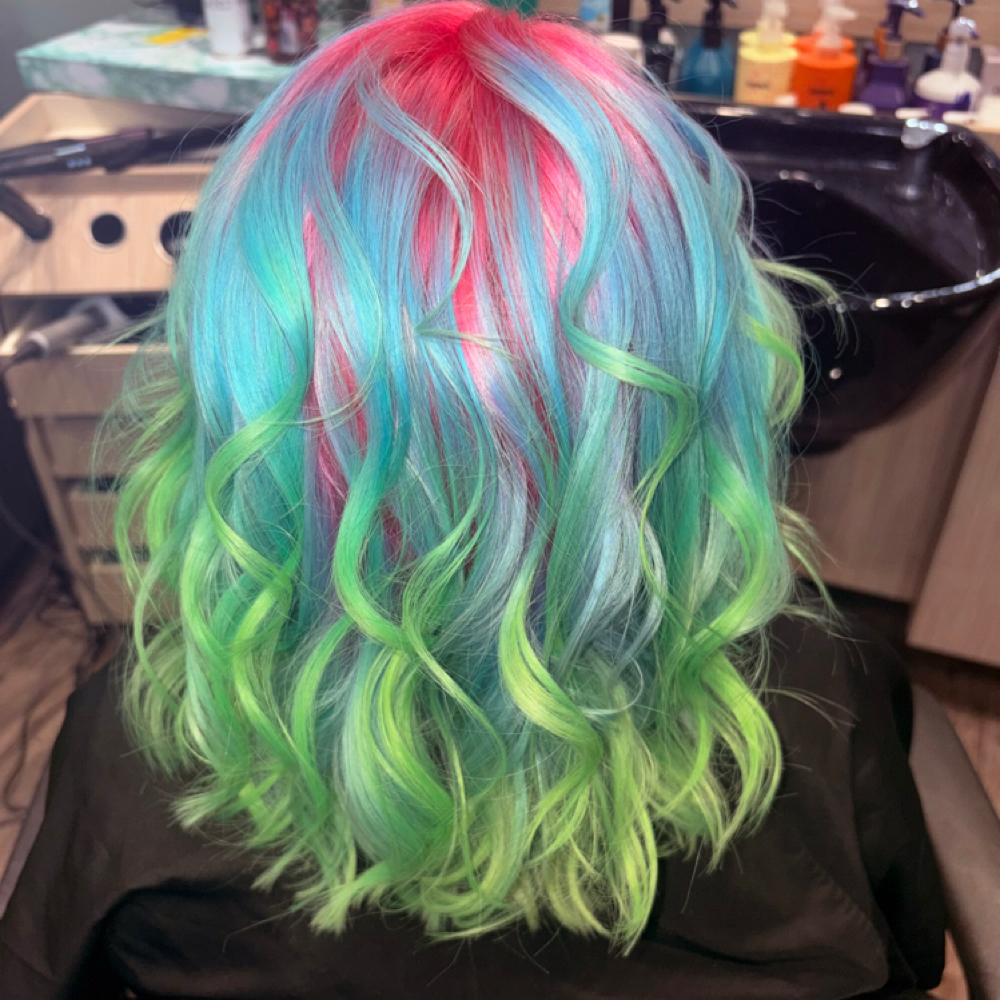 Vivid Color at Hair by Charlie Megan in Dayton, OH