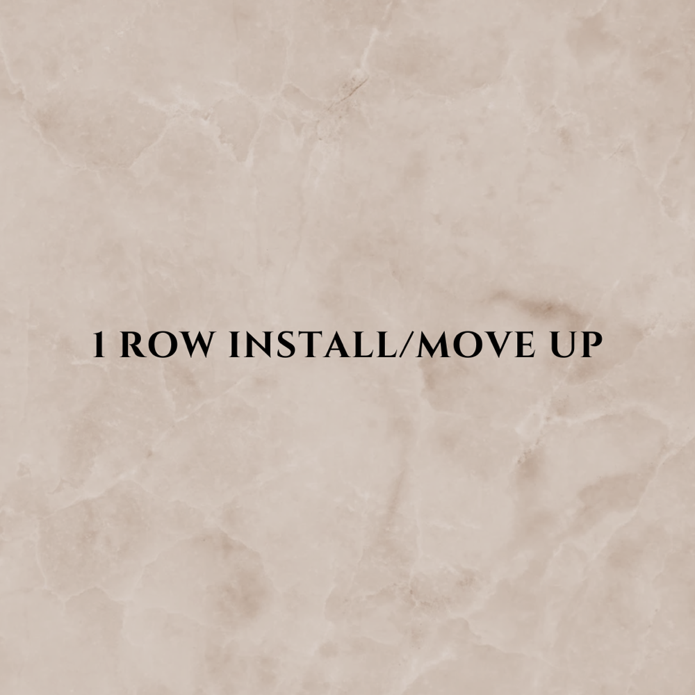 1 Row Install/Move Up