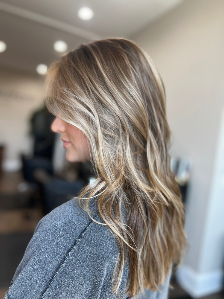 Partial, face-framing highlites