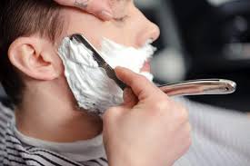 Hot straight razor shave