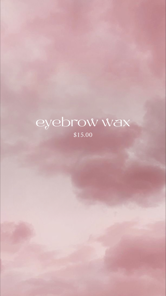 Eyebrow Wax