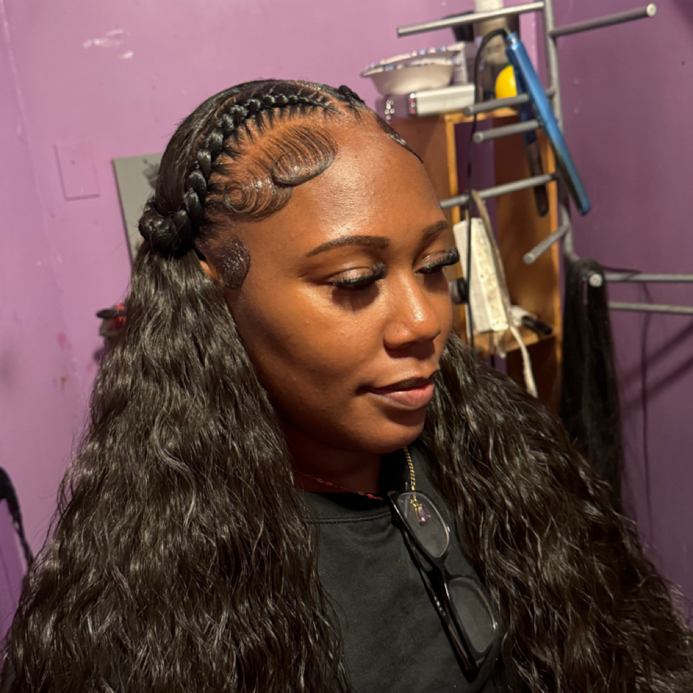 Two Braids W Quickweave at KAYTHEESTYLIST in detroit, MI