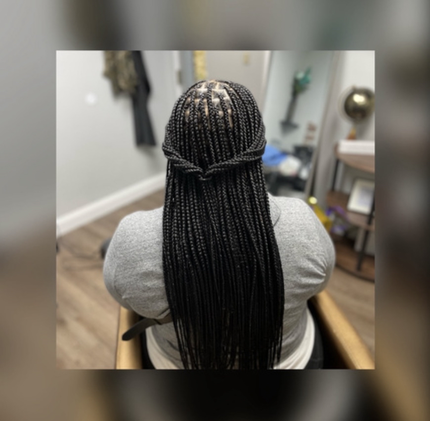 Small Knotless Waist Length