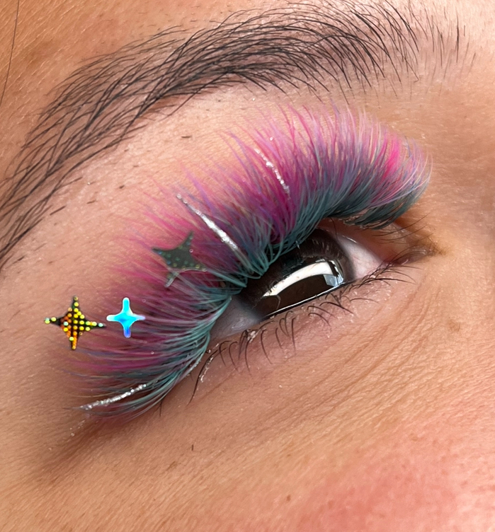 Add On Coloured Lashes (complex)