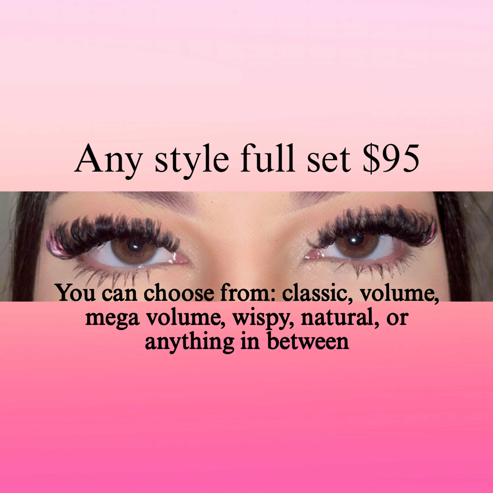 Eyelash Extensions Full Set at Speak Now Lashes in Kingman, AZ