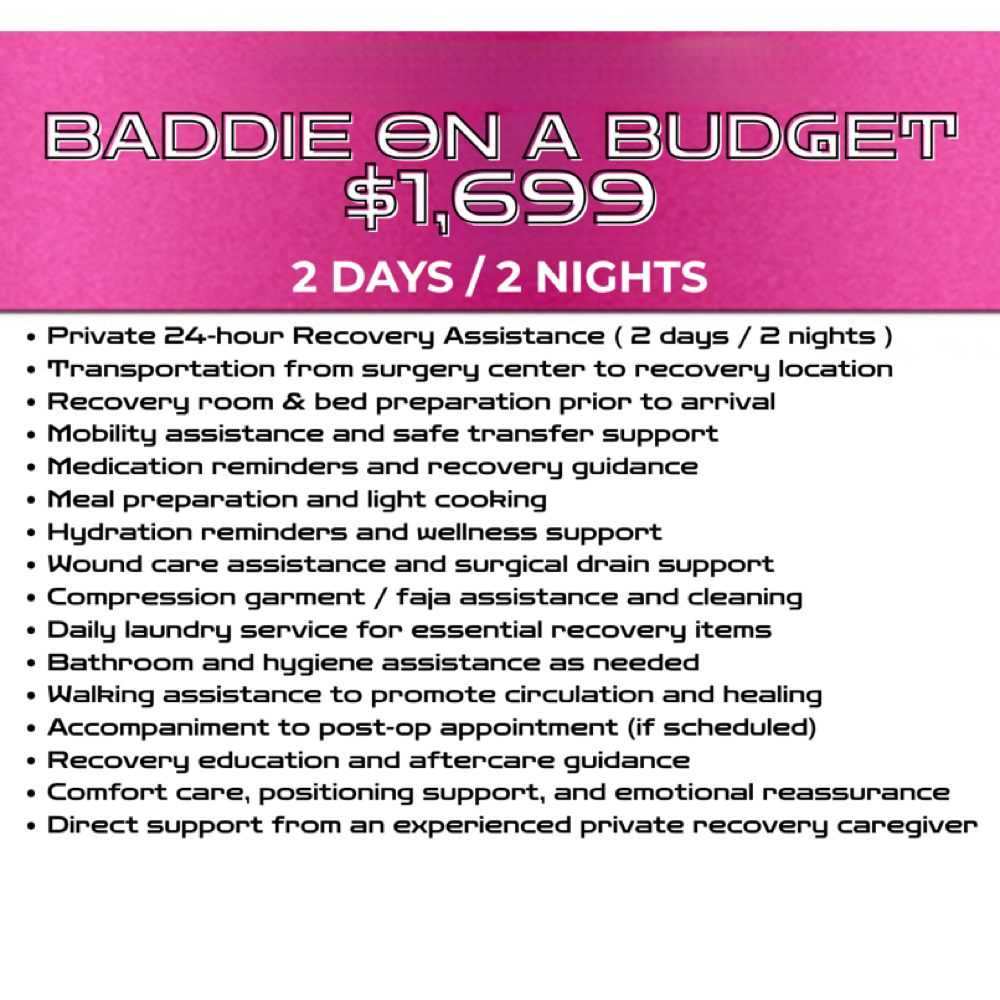 BADDIE ON A BUDGET at BBL BADDIES in Miami, FL