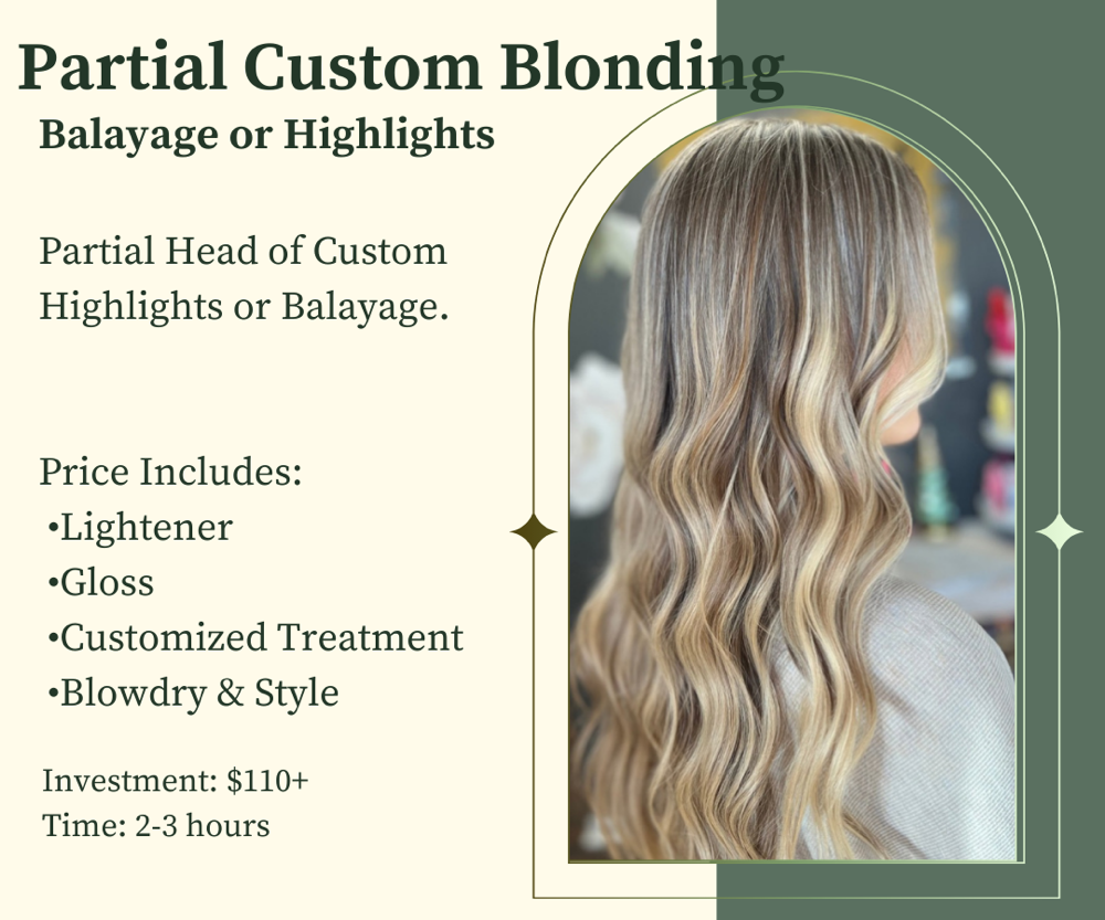 Partial Custom Blonding