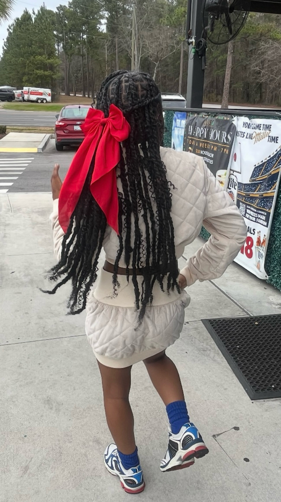 Boho Twist Over Locs
