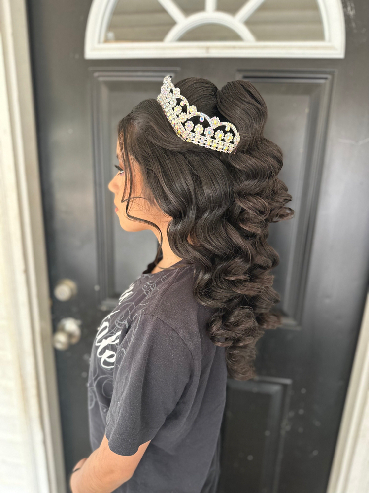 Quinceanera Hairdo Trial