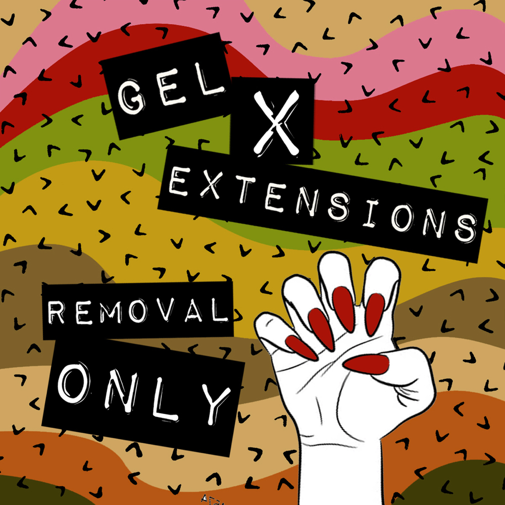 GelX Extensions Removal (only)