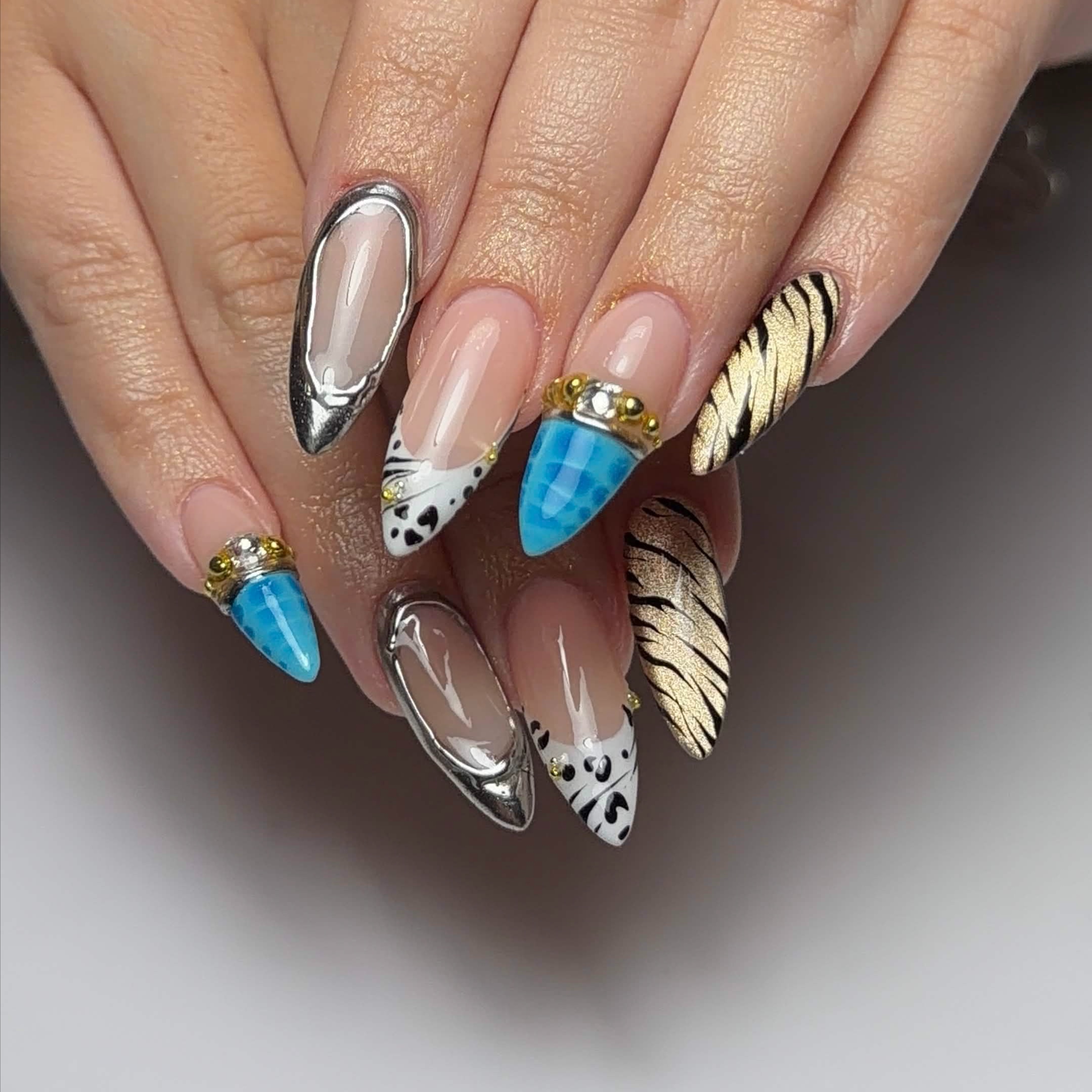 Gel Extension Manicure Long at Mariiposa Nails in Miami, FL