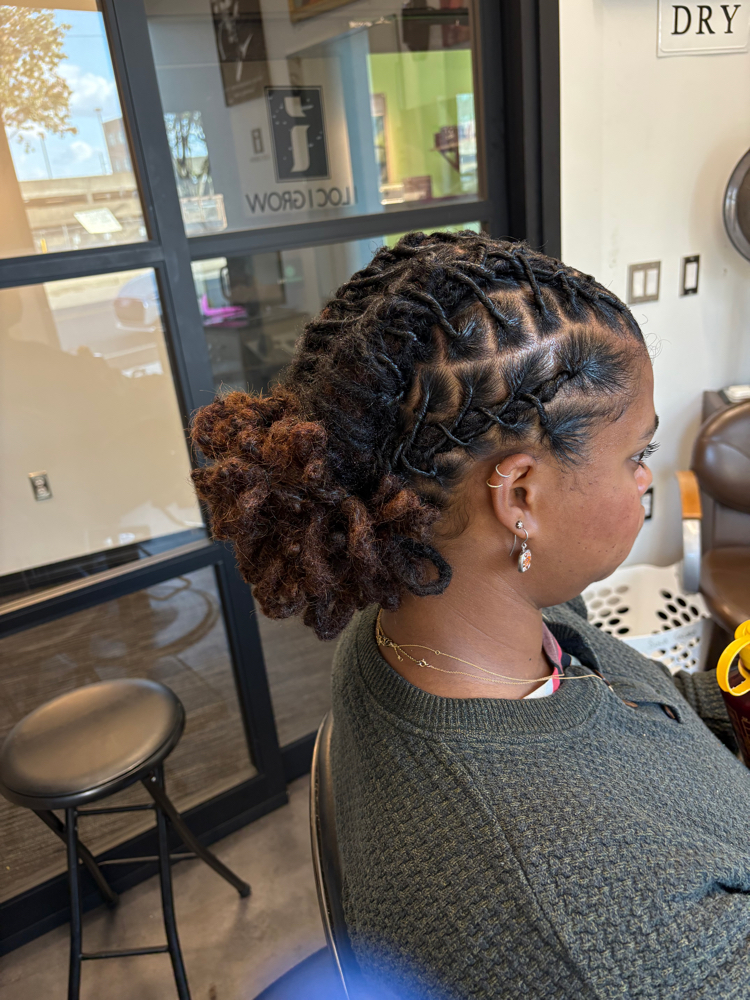 Loc Retwist(basic style) No Ropes at iloc_igrow hair studio in Nashville, TN