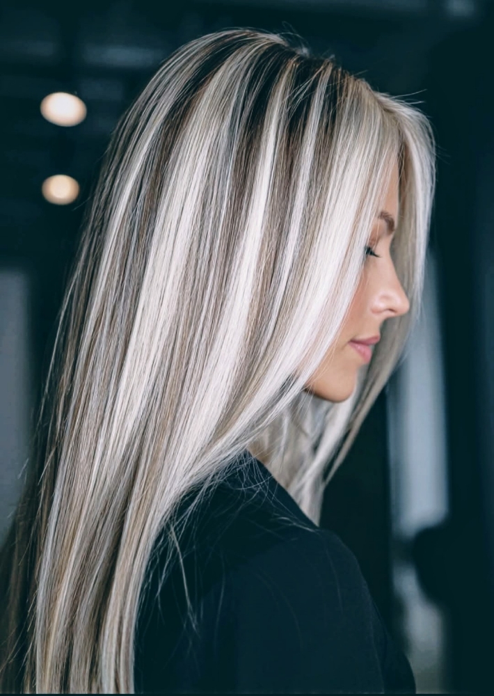 Hi Lites And Lo Lites Long hair