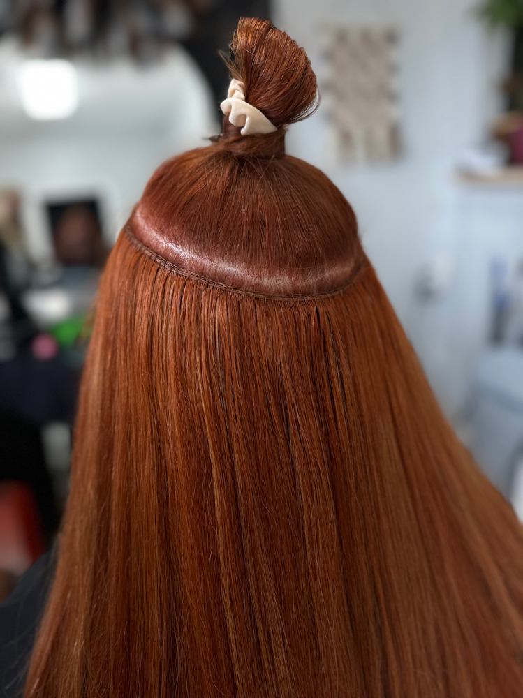Hair extention install/move up