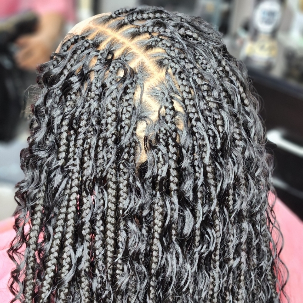 Boho Braids at MaryamuAfricanbraids in Newark, NJ