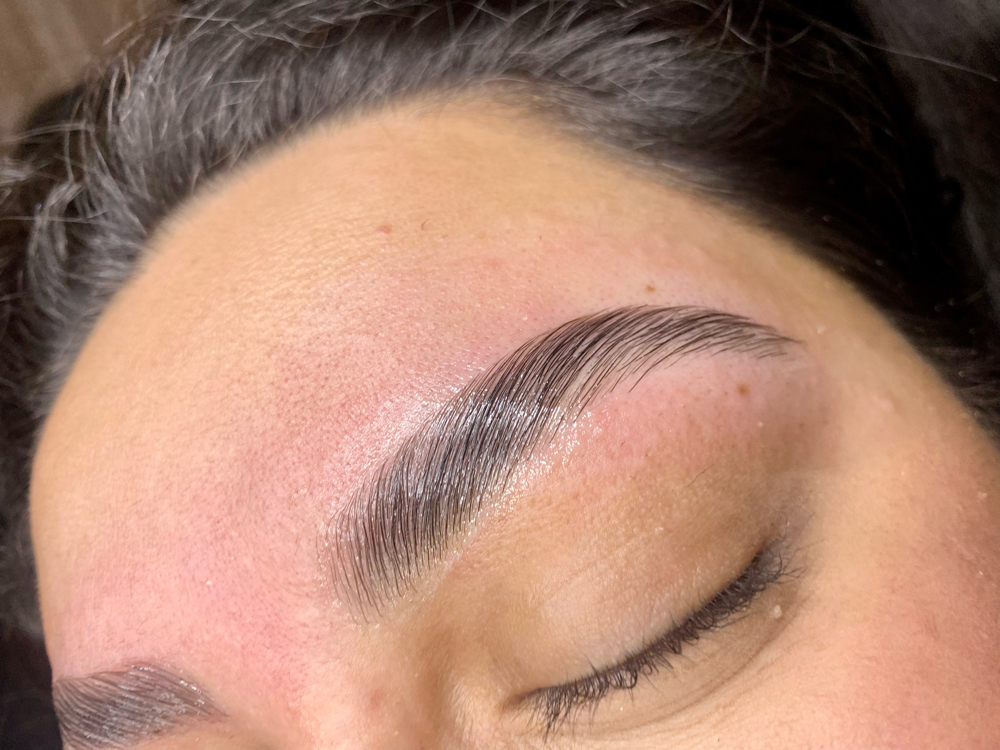 Brow Lamination With Brow Wax