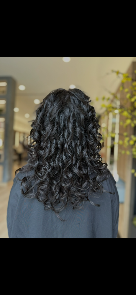 Curly Haircut at Beth J Blonding Co in Burbank, CA