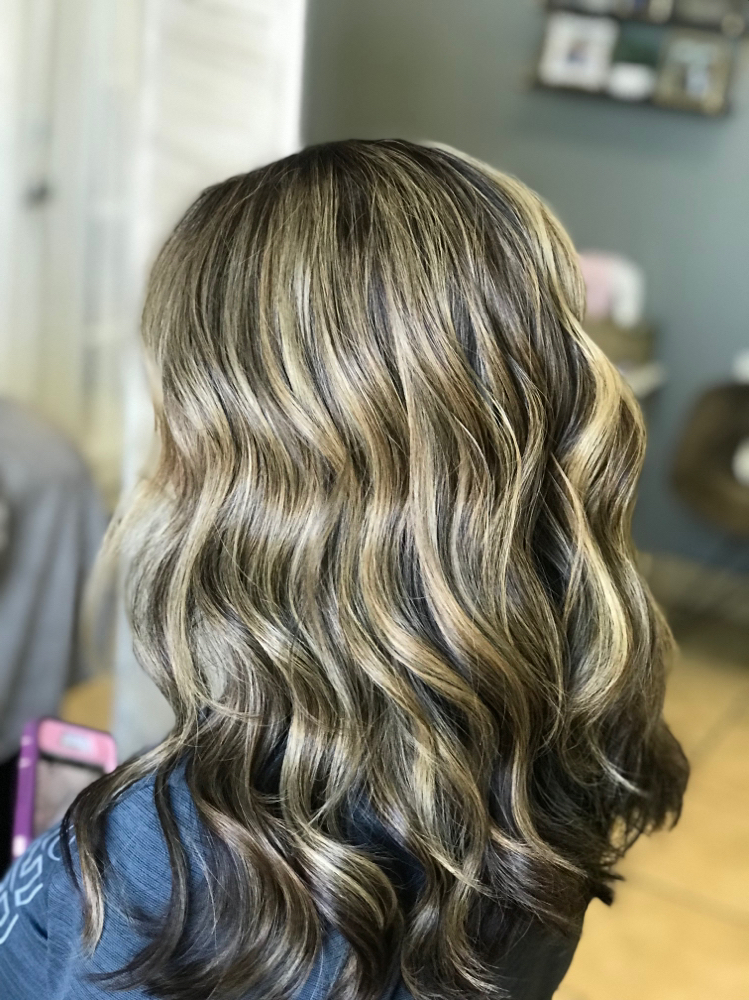 Root Touch-Up + Haircut