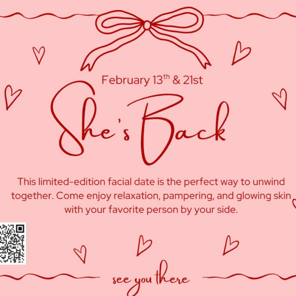 Valenties Glow & Chill Facial Date