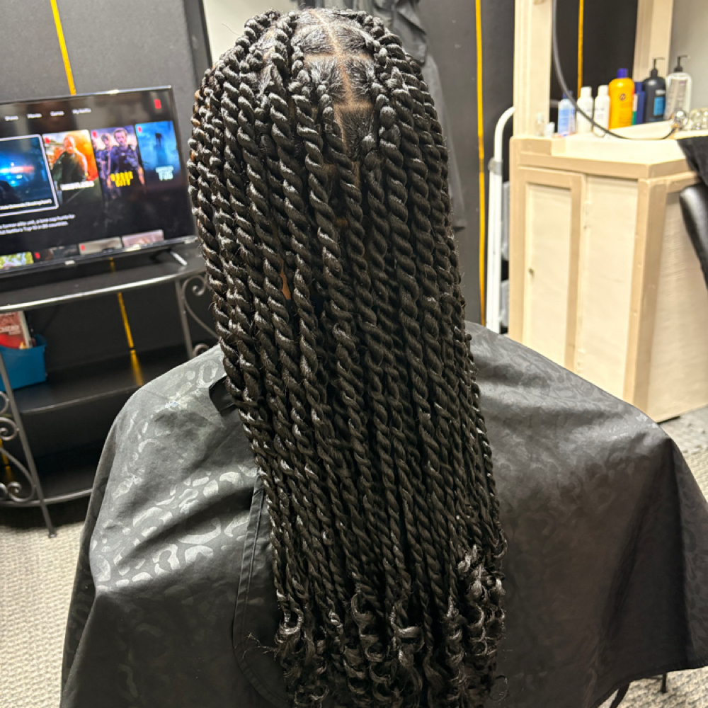 Medium Passion Twist at Goddesss Hair Vault in Houston, TX