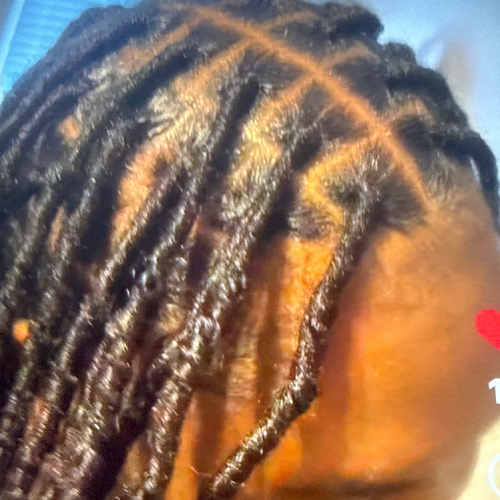 Med Faux Locs at KENNIES CREATIONS in Winston Salem, NC