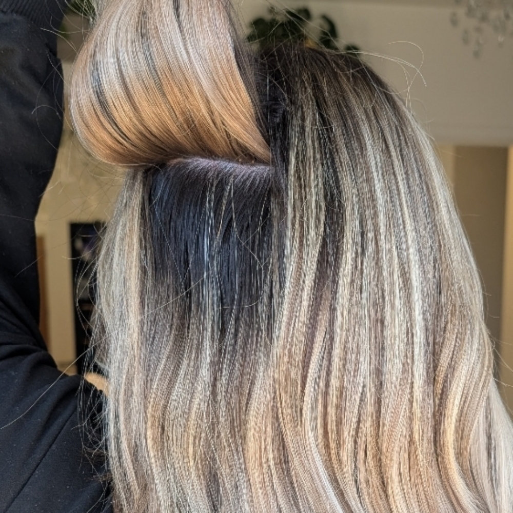 Sew In Weft Extensions at The Eagles Nest Salon & Spa in Eagle Point, OR
