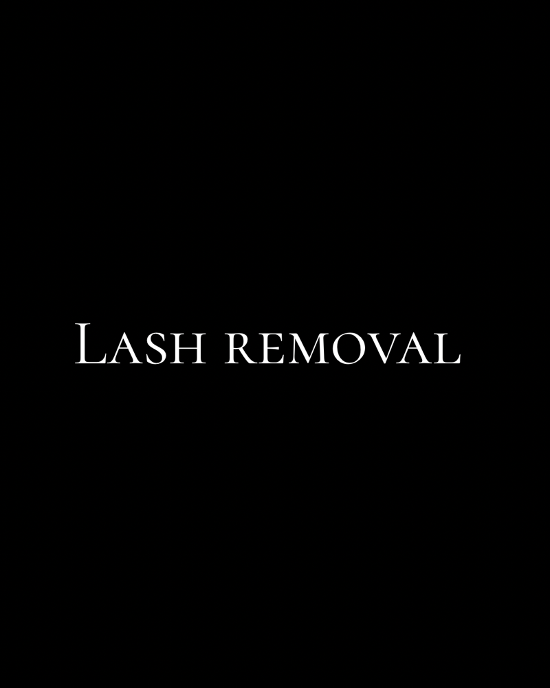 Lash Removal