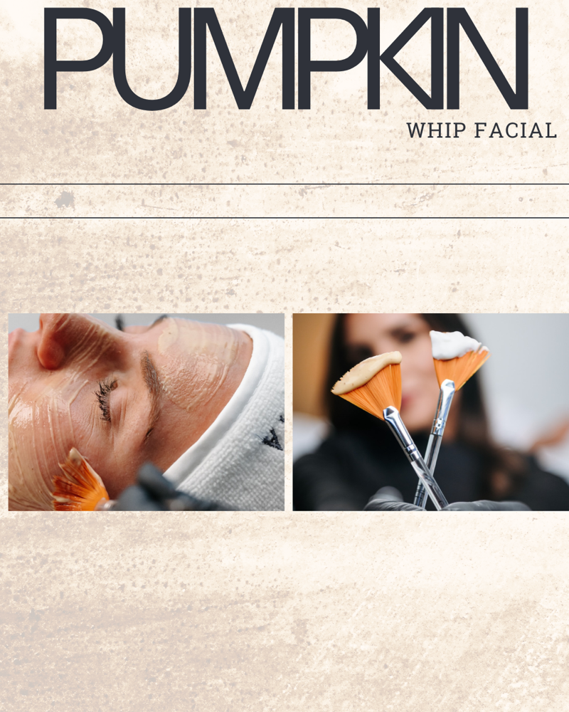 Pumpkin Whip Facial w/ LED