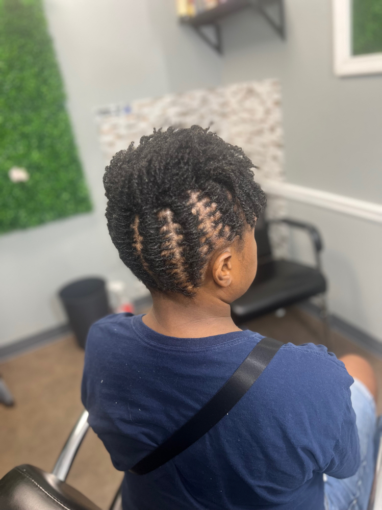 Loc Retie with wash and BASIC style at The Loc Trio in Riverdale, GA
