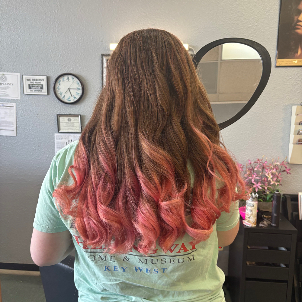 Shampoo + cut + style at Brazen Lash Studio inside Sati’s hair salon in Cedar Park, TX