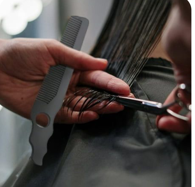 LUXUARY HAIRCUT at Hair By Brittany Del Toral in La vista, NE