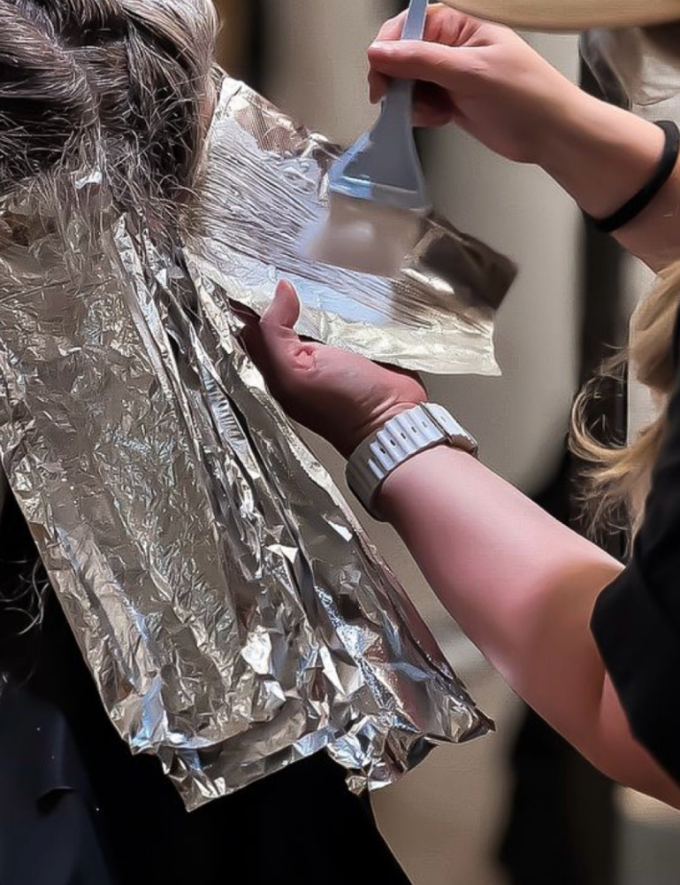 Partial Foil + Toner / No Cut at Hails Hair World in Champaign, IL