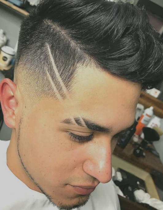 Haircut & Brow with Design