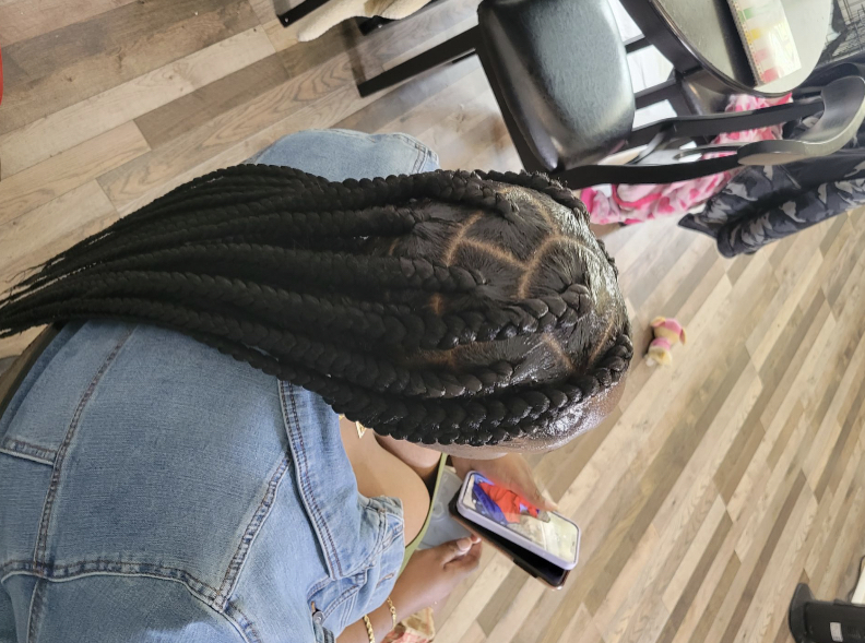 Large knotless/box braids at Tks Beauty Bar LLC in Memphis, TN