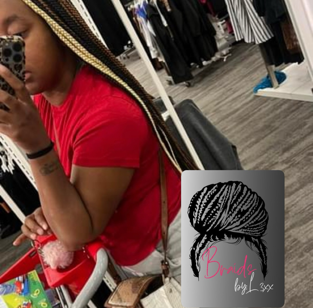Knotless Braids Calf