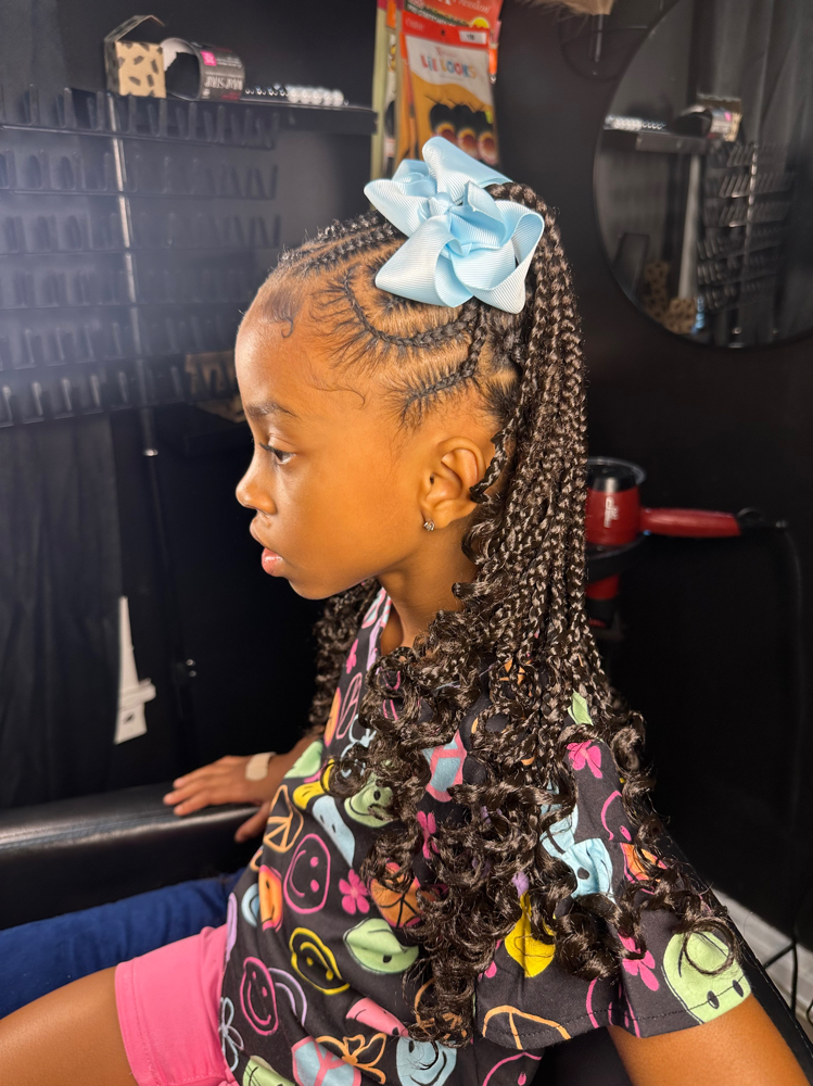 Fulani Braids (Ages 6-12) at Slay.edinbraids LLC in Belleville, NJ