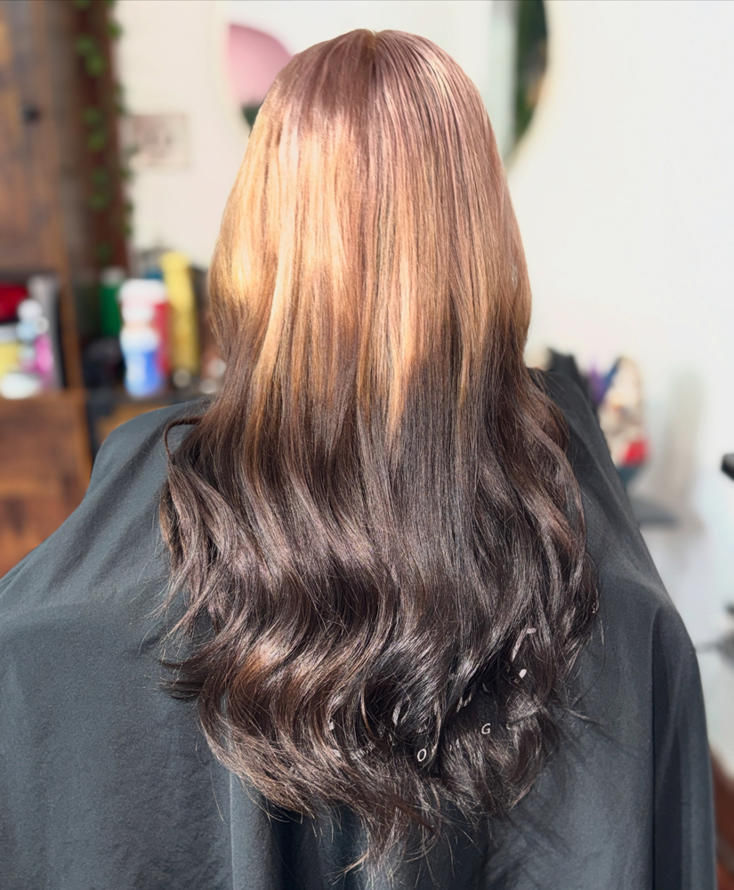 Ombre Hair Coloring