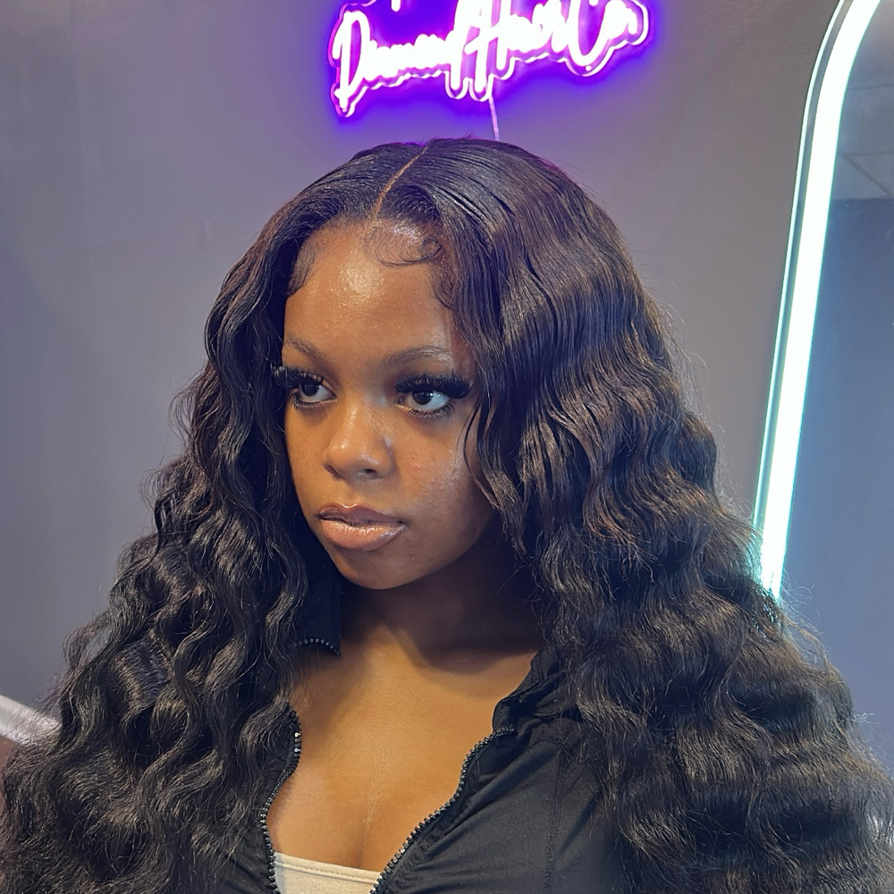 Crimps at Purple Diamond Hair Collection in Greenville, NC