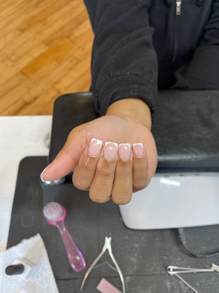 Russian Mani + Structure Gel