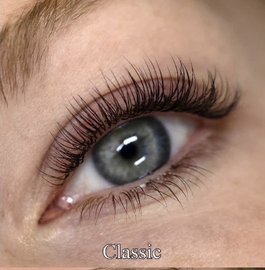 Classic lash extensions