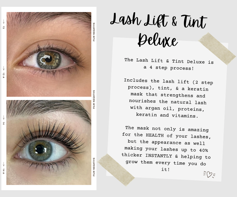 Lash Lift + Tint DELUXE (Aaliyah)