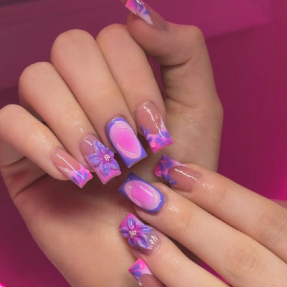 ACRYLIC FULL SET *Chelsea* at Metzli Nail Bar & Spa in Temple, PA