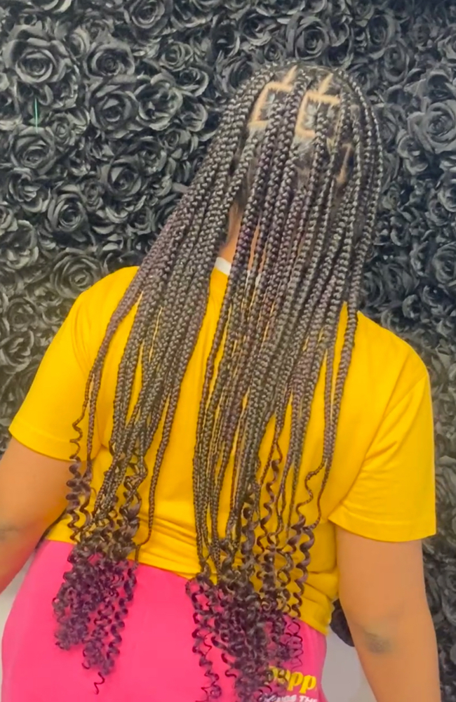 Kids Large Knotless Box Braids at Key Hair Architecture LLC in Aurora, CO