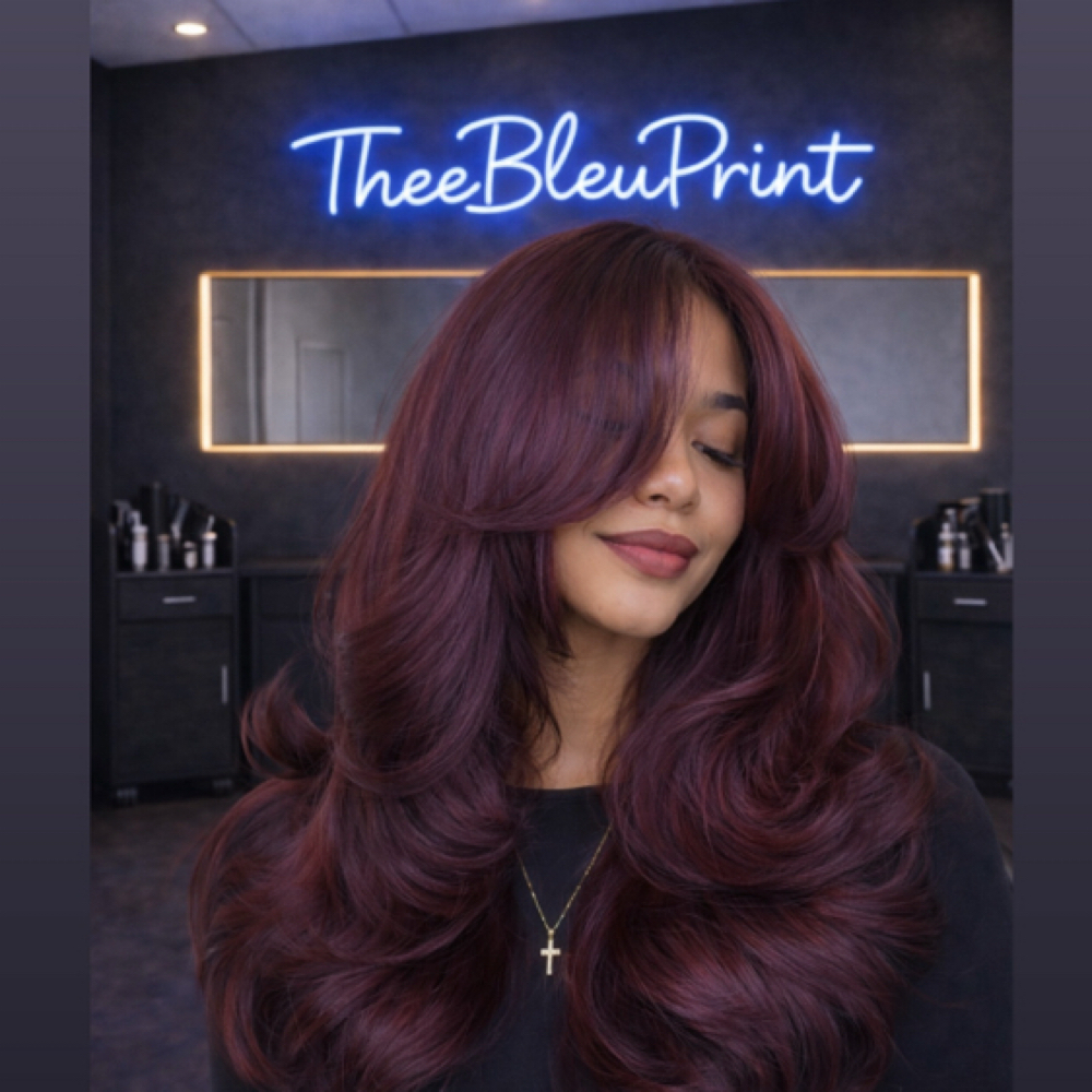 Signature Color + Blowout at TheeBleuPrint in Tucson, AZ