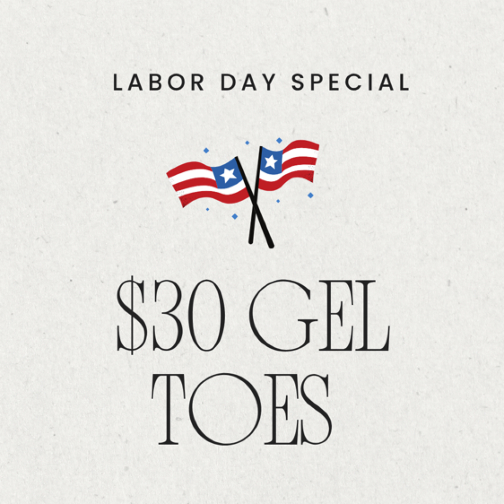 Labor Day Gel Toes at Jaidyn Smith in Spanish Fork, UT
